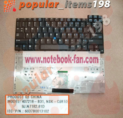 HP Compaq NX8420 NW8440 NX8220 Keyboard 416416-001 NEW - Click Image to Close